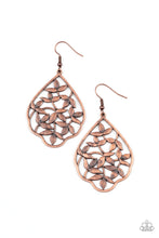 Load image into Gallery viewer, Taj Mahal Gardens - Copper earring 688
