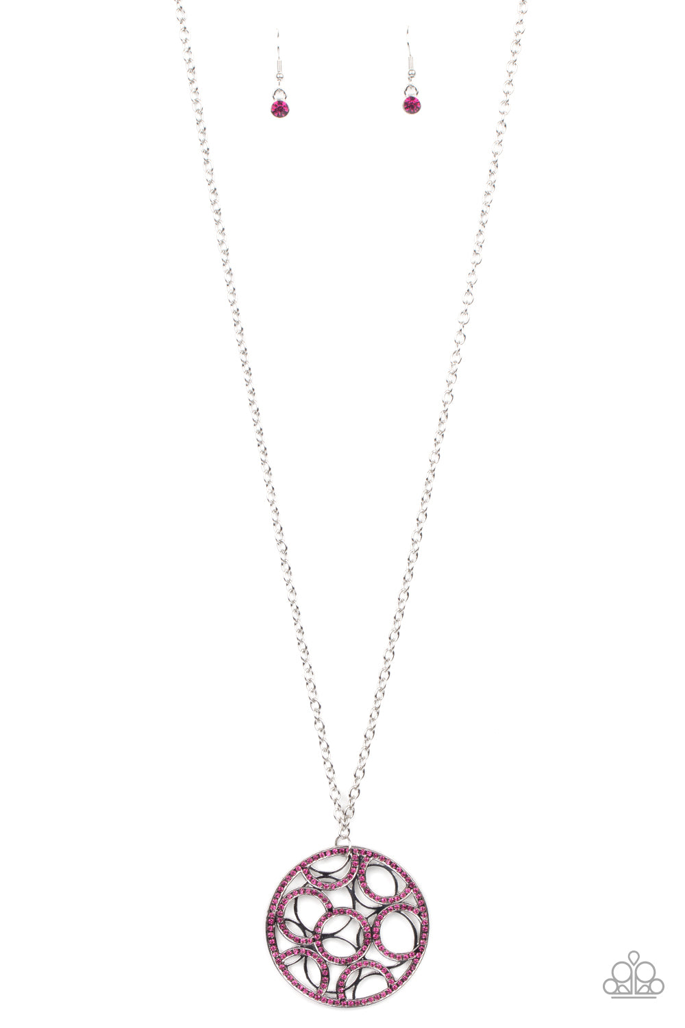 Thanks a MEDALLION - Pink necklace 2156