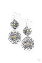 Load image into Gallery viewer, Mandala Mecca - Yellow earring 2012
