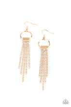 Load image into Gallery viewer, Tapered Twinkle - Gold earring 2048
