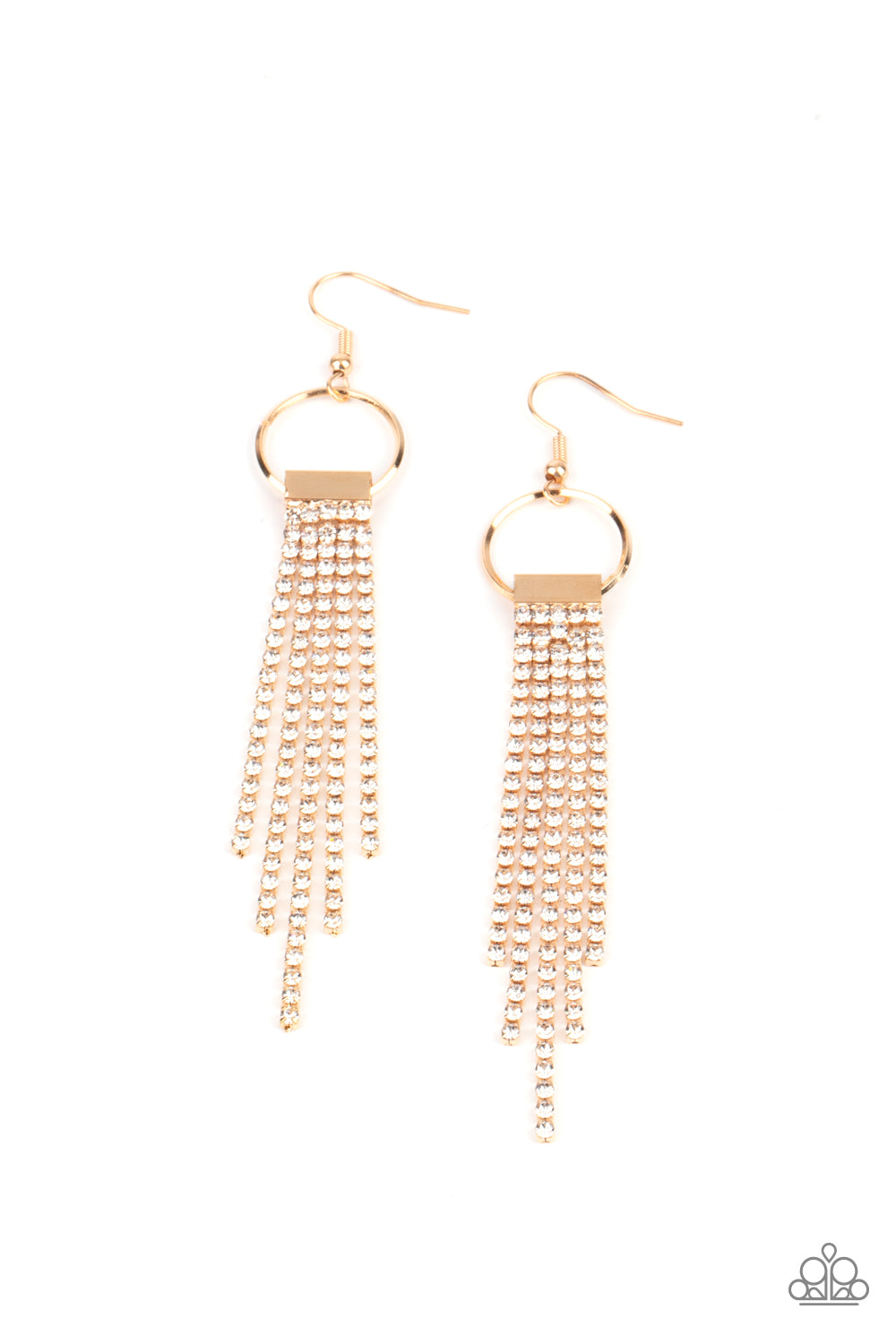 Tapered Twinkle - Gold earring 2048