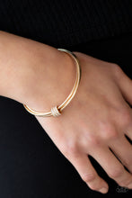 Load image into Gallery viewer, Roll Out The Rhinestones  - Gold bracelet 2159
