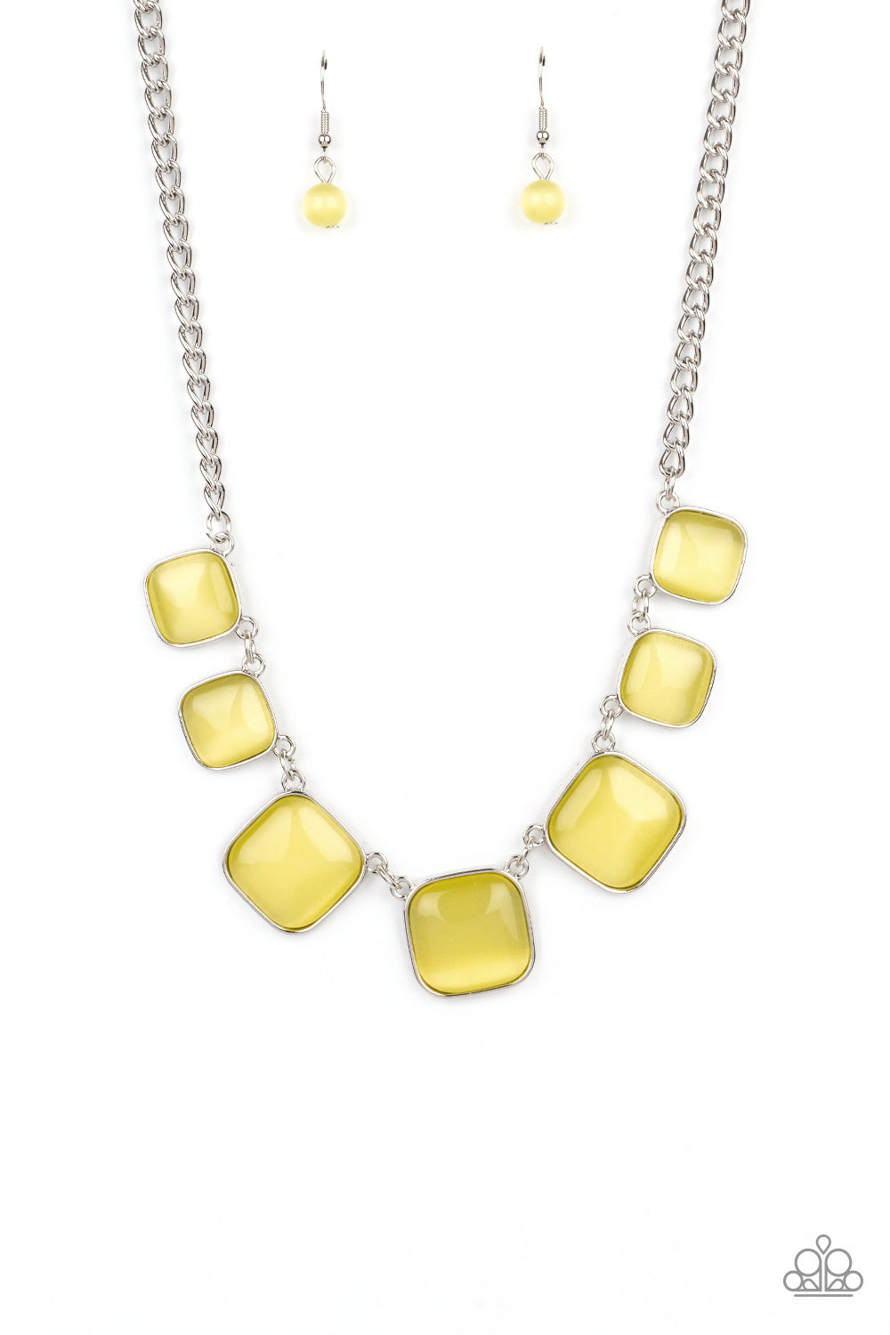 Aura Allure - paparazzi Yellow necklace 512