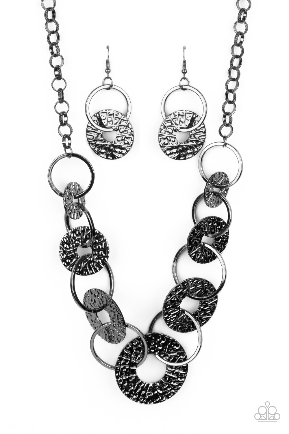 Industrial Envy - Black necklace 2189