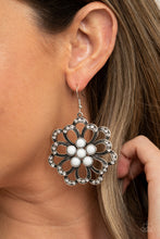 Load image into Gallery viewer, Dazzling Dewdrops - White earring 1986
