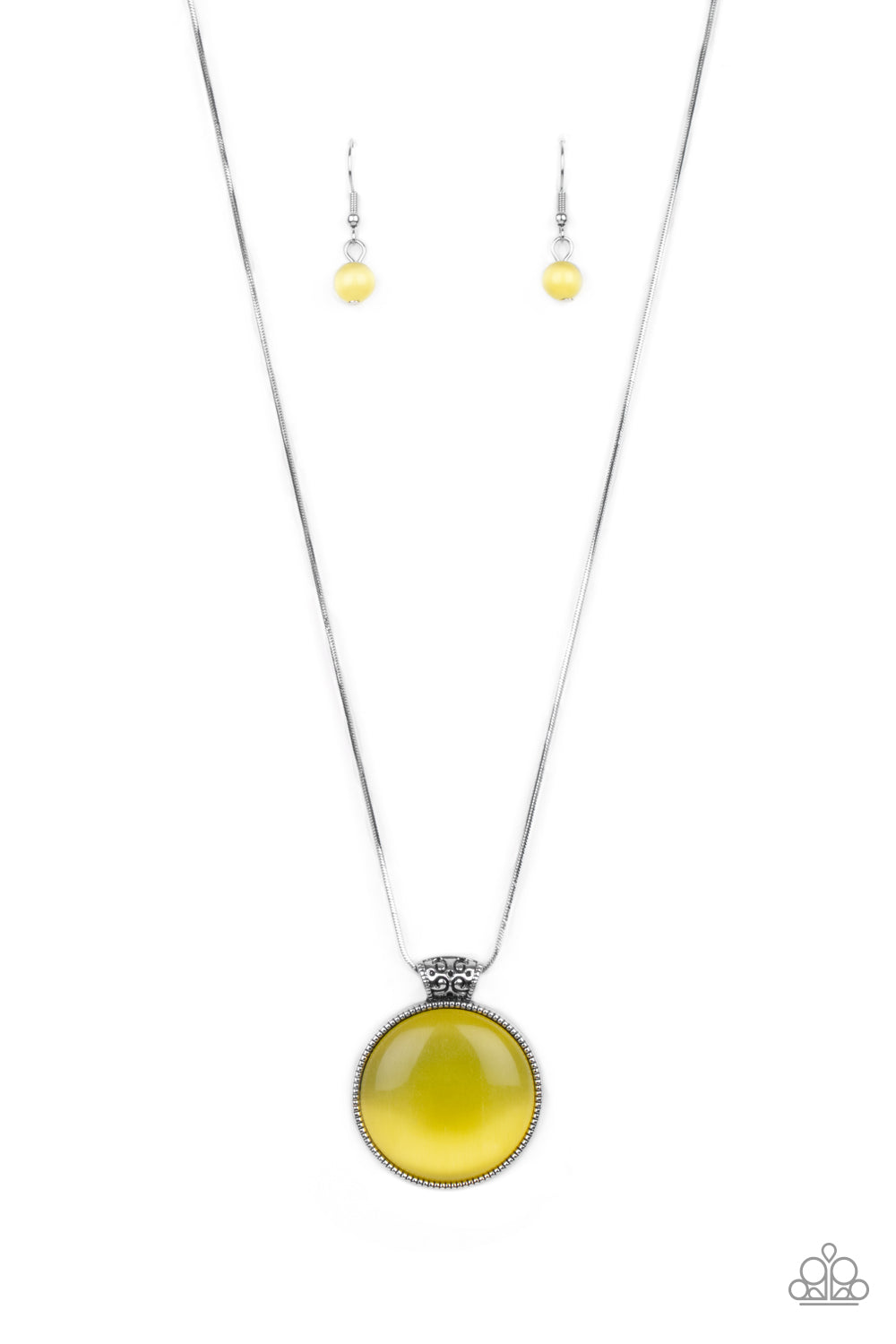 Look Into My Aura - Yellow necklace 2232