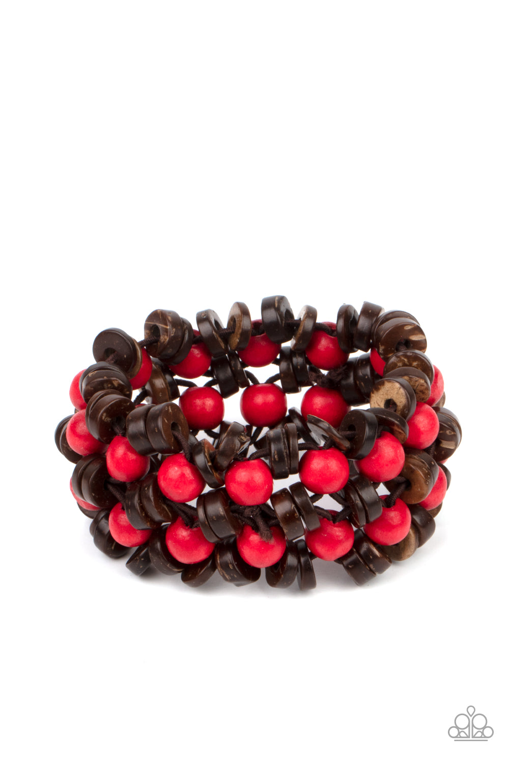 Tahiti Tourist - Red bracelet 624