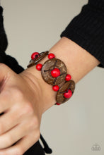 Load image into Gallery viewer, Island Adventure - Red bracelet C013

