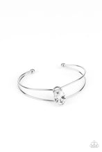 Load image into Gallery viewer, GLOW No Mercy -  white cuff bracelet 2091
