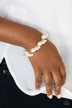 Load image into Gallery viewer, Imperfectly Perfect - White bracelet F040
