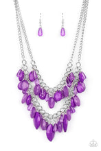 Load image into Gallery viewer, Midsummer Mixer - Purple necklace 2173
