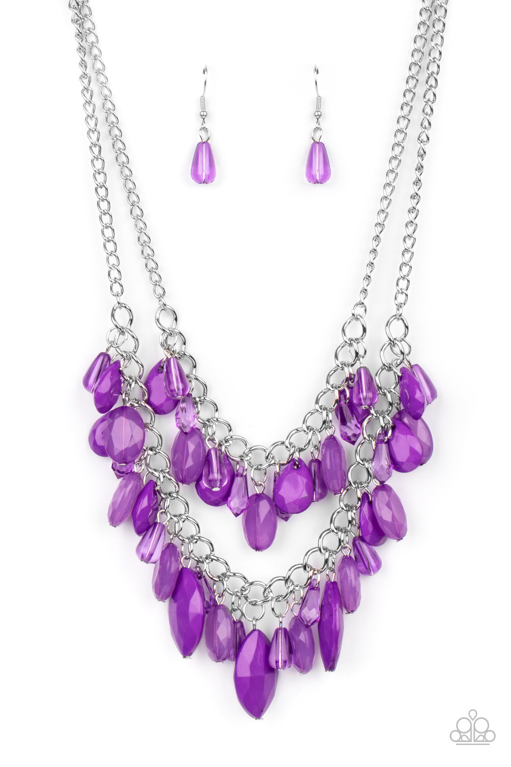 Midsummer Mixer - Purple necklace 2173