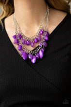 Load image into Gallery viewer, Midsummer Mixer - Purple necklace 2173
