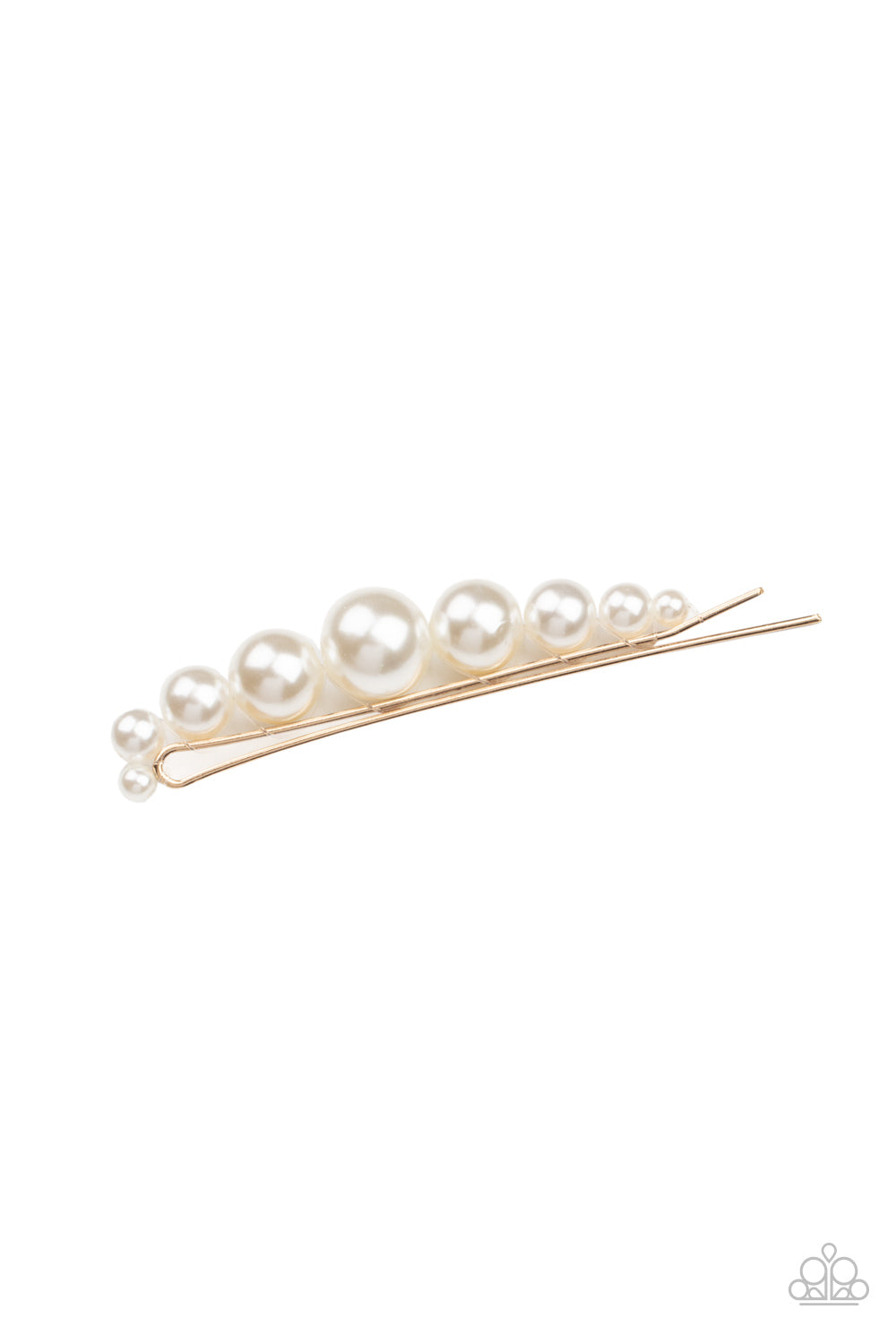 Elegantly Efficient - Gold hair clip 2097
