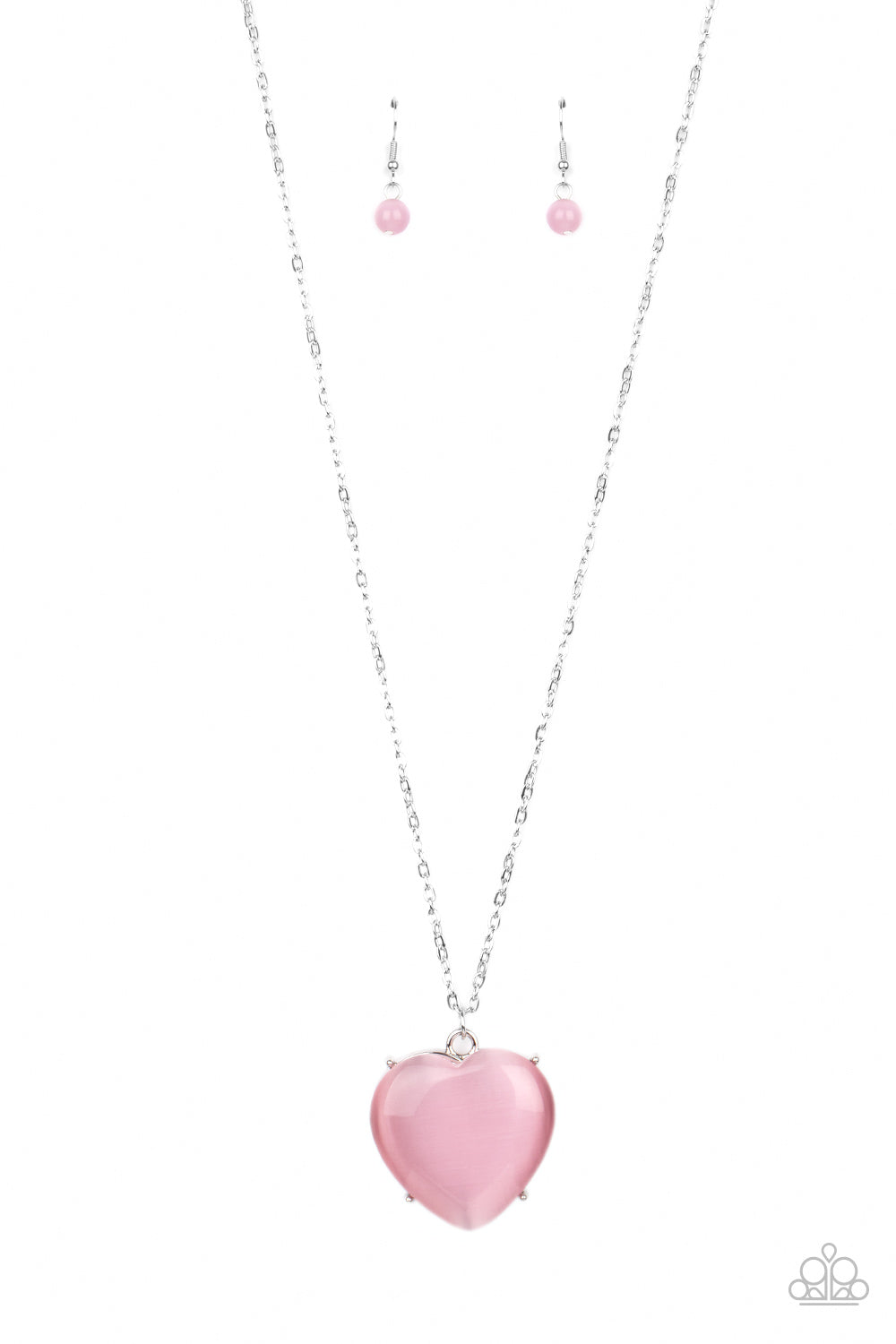 Warmhearted Glow - Pink necklace A044