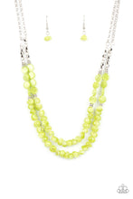 Load image into Gallery viewer, Staycation Status - Green necklace 2198
