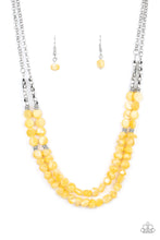 Load image into Gallery viewer, Staycation Status - Yellow necklace 2217
