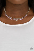 Load image into Gallery viewer, DEW a Double Take - Purple choker necklace 2176
