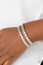 Load image into Gallery viewer, On The Spot Shimmer - Silver cuff bracelet 2009
