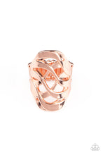 Load image into Gallery viewer, Open Fire - Copper ring 2196
