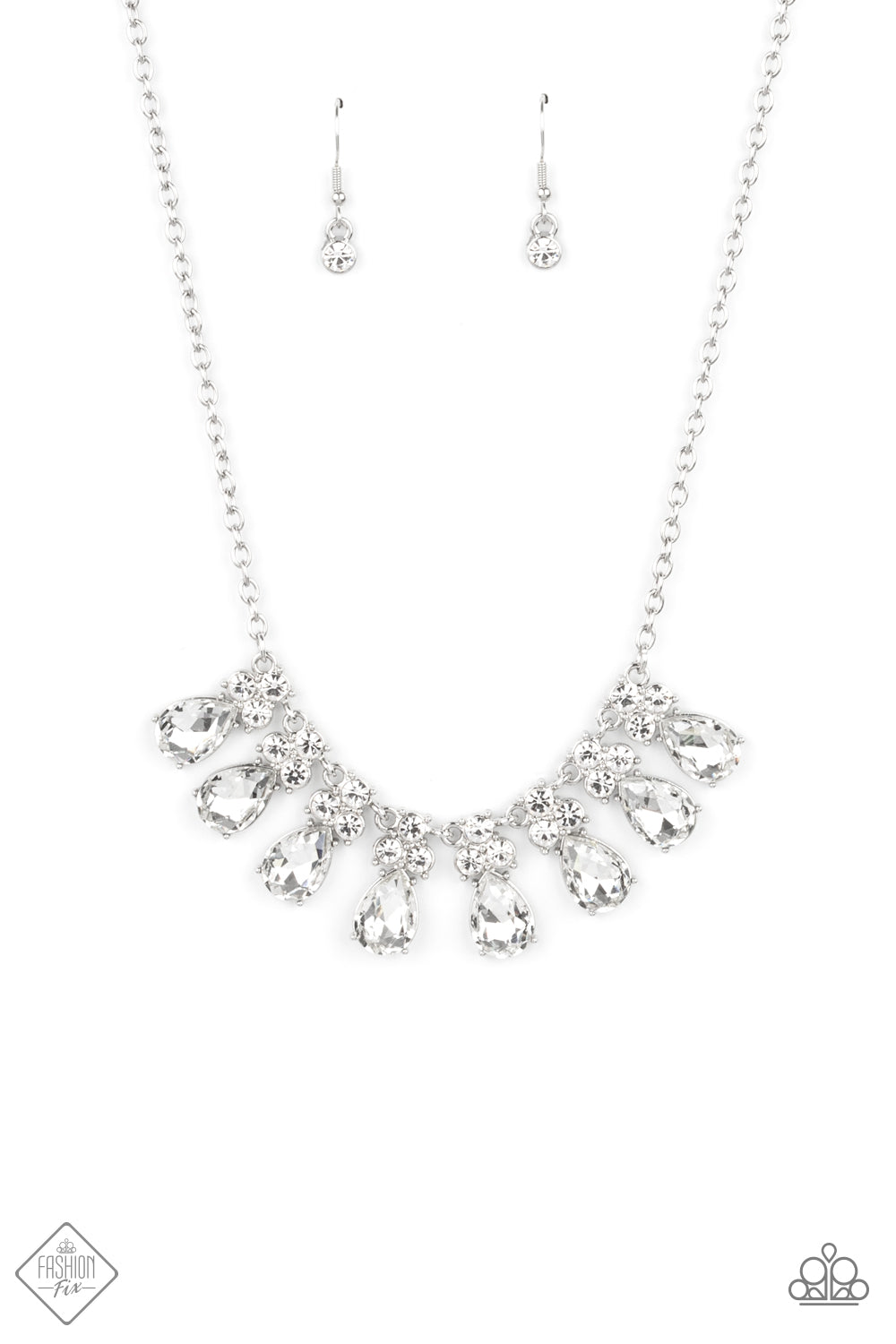 Sparkly Ever After - white necklace 2101