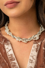Load image into Gallery viewer, Royal Reminiscence - White + Vintage Variation - White bracelet 1966
