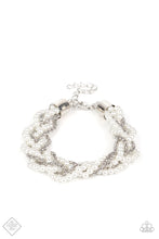 Load image into Gallery viewer, Royal Reminiscence - White + Vintage Variation - White bracelet 1966
