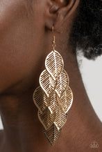 Load image into Gallery viewer, Limitlessly Leafy - Gold earring 2118

