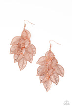 Load image into Gallery viewer, Limitlessly Leafy - Copper earring 2042
