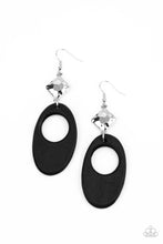 Load image into Gallery viewer, Retro Reveal - Black earring 796
