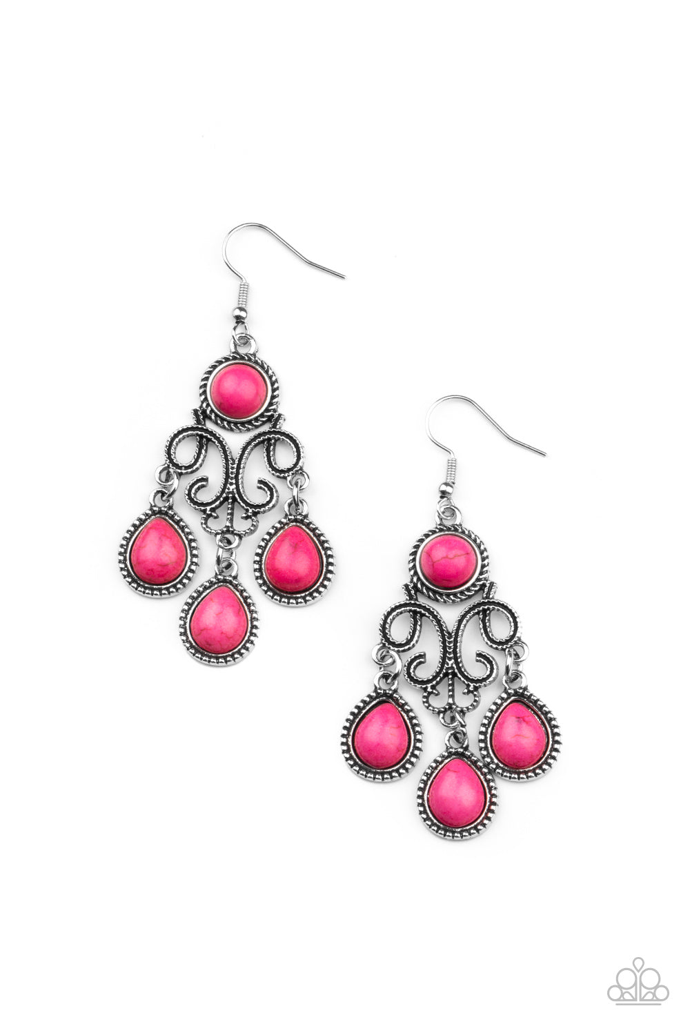 Canyon Chandelier - Pink earring 819