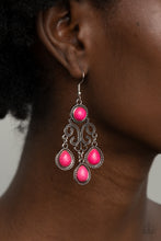 Load image into Gallery viewer, Canyon Chandelier - Pink earring 819
