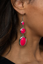 Load image into Gallery viewer, Retro Reality - Pink earring 2148
