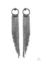 Load image into Gallery viewer, Divinely Dipping - Black post earring 796
