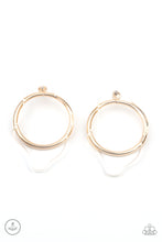 Load image into Gallery viewer, Clear The Way! - Gold post earring 1999
