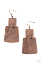 Load image into Gallery viewer, Tagging Along - Copper earring 2144
