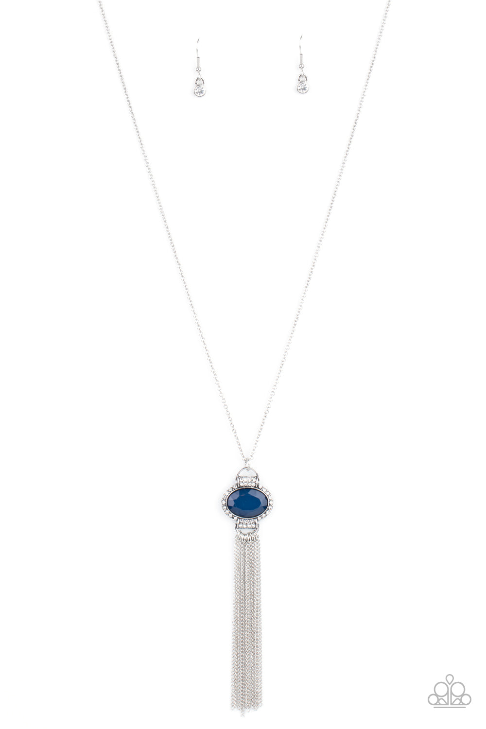 What GLOWS Up - Blue necklace 2088