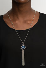 Load image into Gallery viewer, What GLOWS Up - Blue necklace 2088
