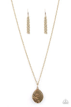Load image into Gallery viewer, Wearable Wildflowers - Brass necklace 2069

