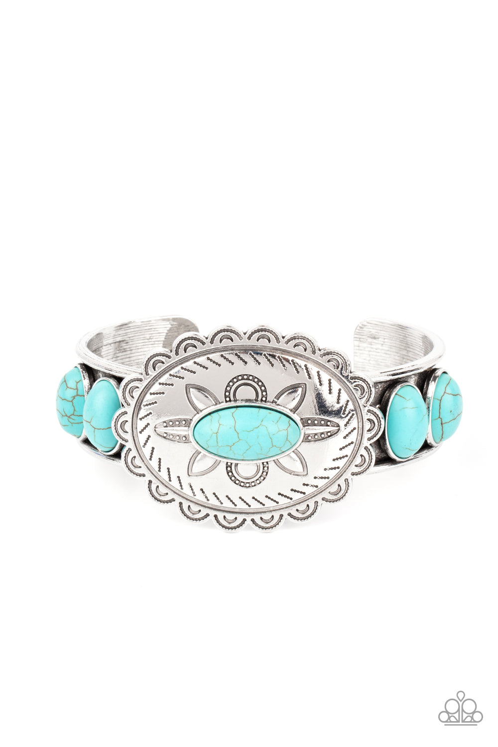 Canyon Heirloom - Blue cuff bracelet A062