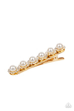 Load image into Gallery viewer, Polished Posh - Gold hair clip B029
