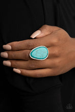 Load image into Gallery viewer, Marble Mecca - Blue ring A047

