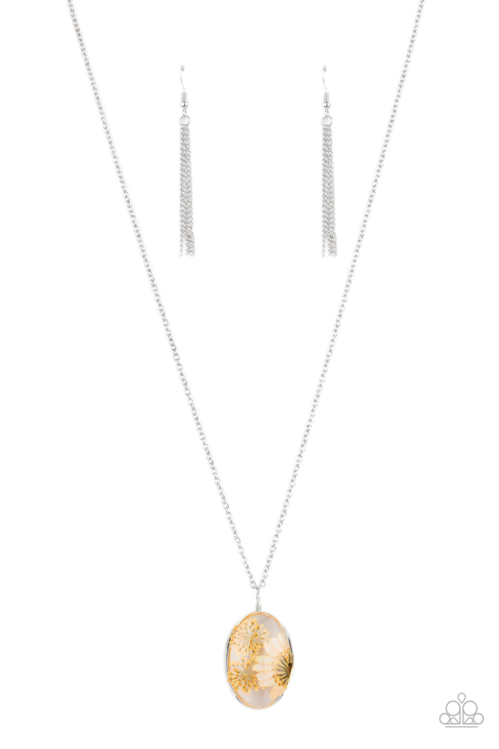 Boho Garden Parties - Orange necklace 2175