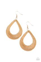Load image into Gallery viewer, A Hot MESH - Gold earring 674
