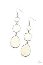 Load image into Gallery viewer, Progressively Posh - White earring 1582
