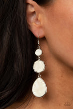 Load image into Gallery viewer, Progressively Posh - White earring 1582
