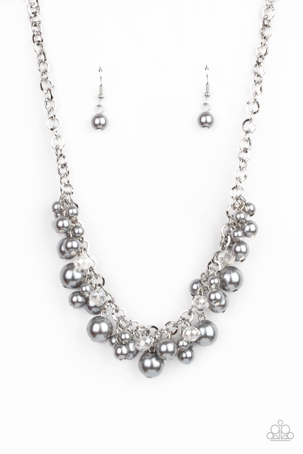 Positively PEARL-escent - Silver necklace 2145