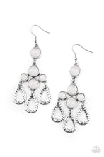 Load image into Gallery viewer, Mediterranean Magic - White earring 2086
