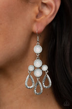 Load image into Gallery viewer, Mediterranean Magic - White earring 2086
