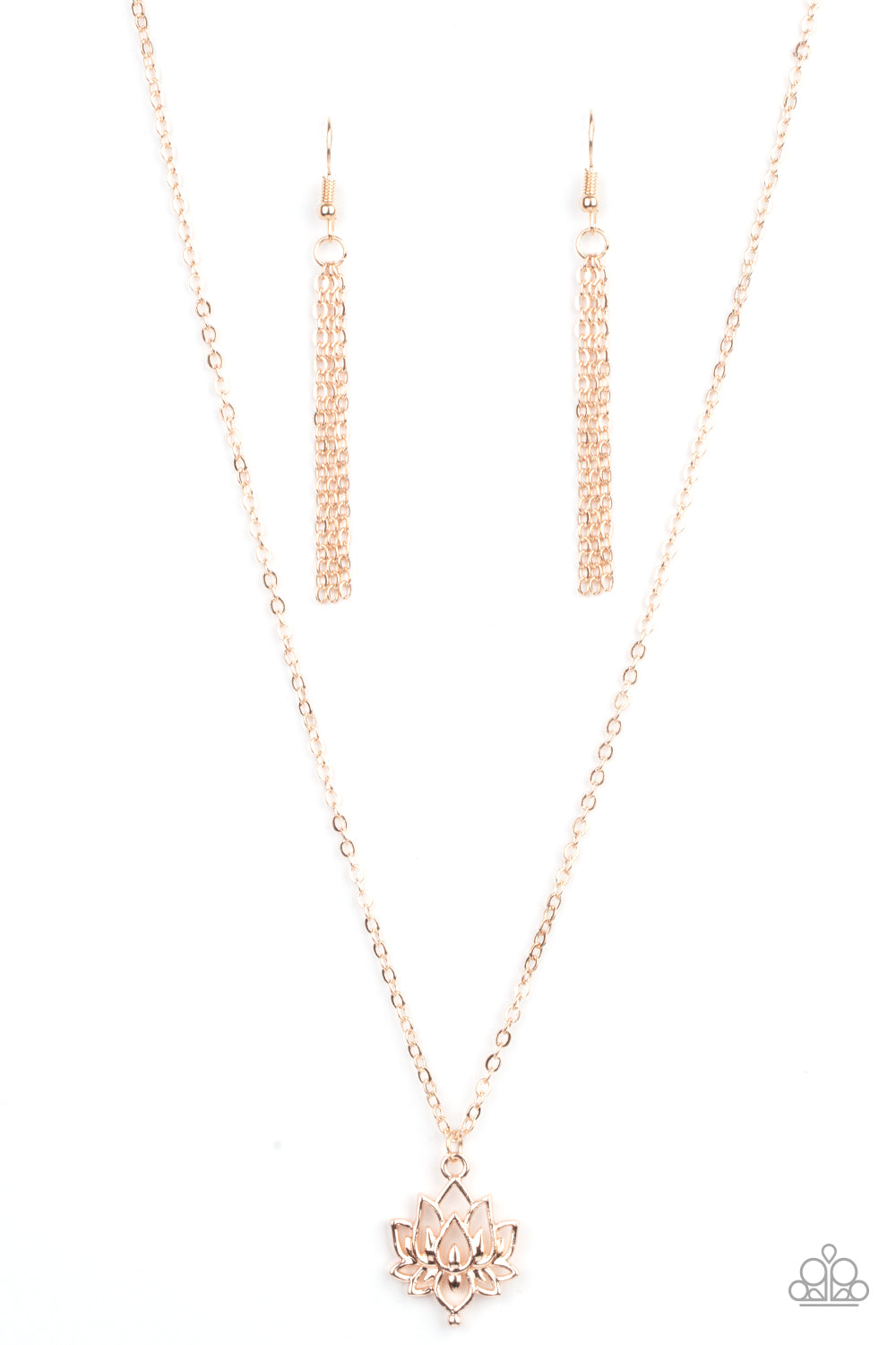 Lotus Retreat - Rose Gold necklace 2183